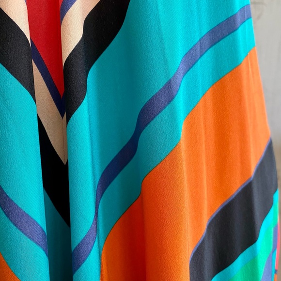 New Twelfth Street By Cynthia Vincent Silk Maxi Dress - Picture 9 of 14